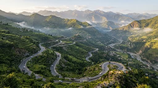 Malakand Pass & Valley Panorama